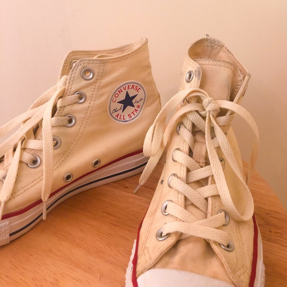 off white high top converse